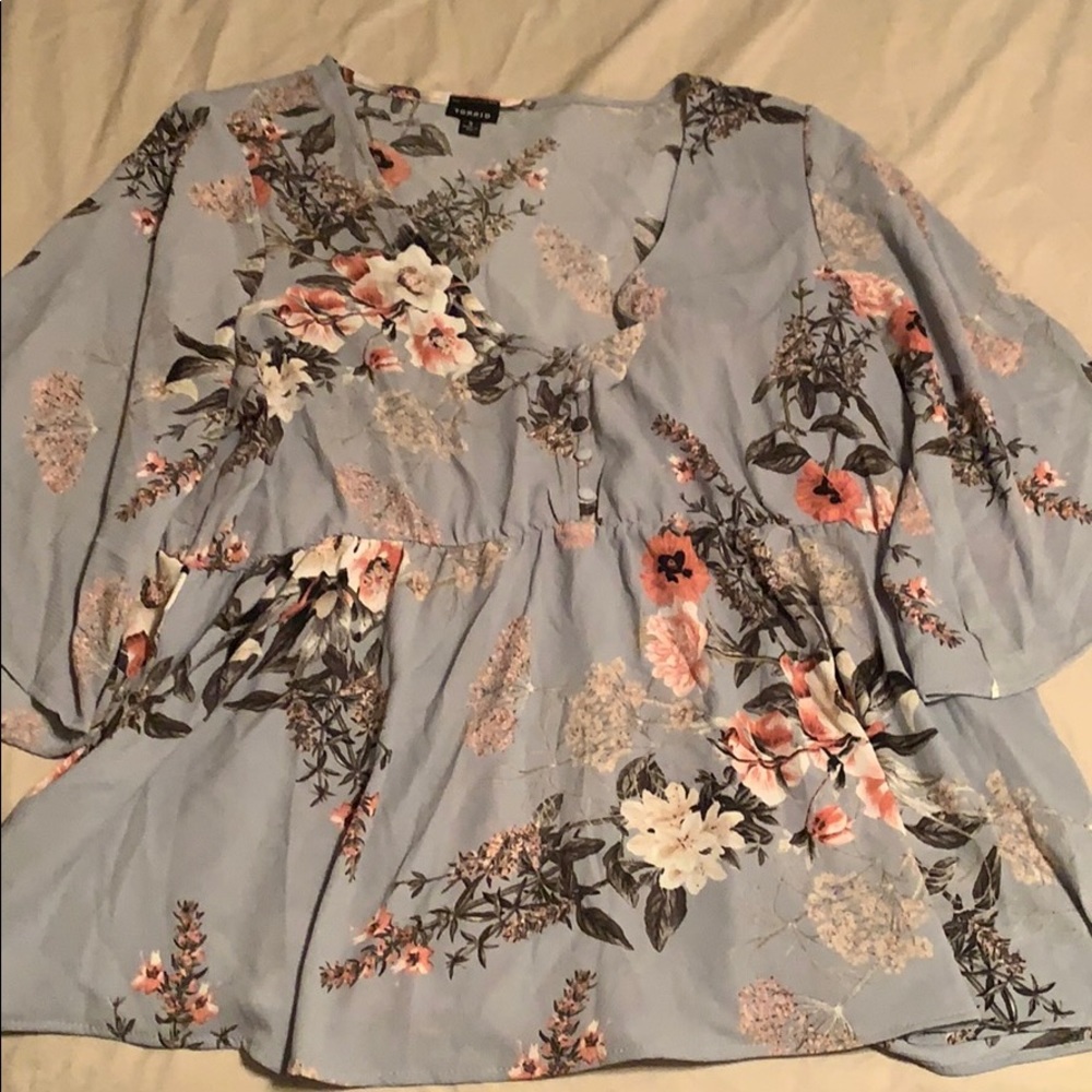 Torrid size 3 peasant top